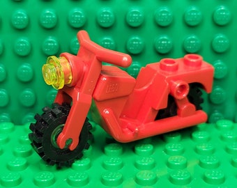 LEGO® Classic City Dirt Bike Motorcycle Red, LEGO® Minifigure, LEGO® Minifig