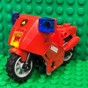 LEGO® City Bike Motorcycle Red Fireman,  Minifigure,  Minifig, LEGO®