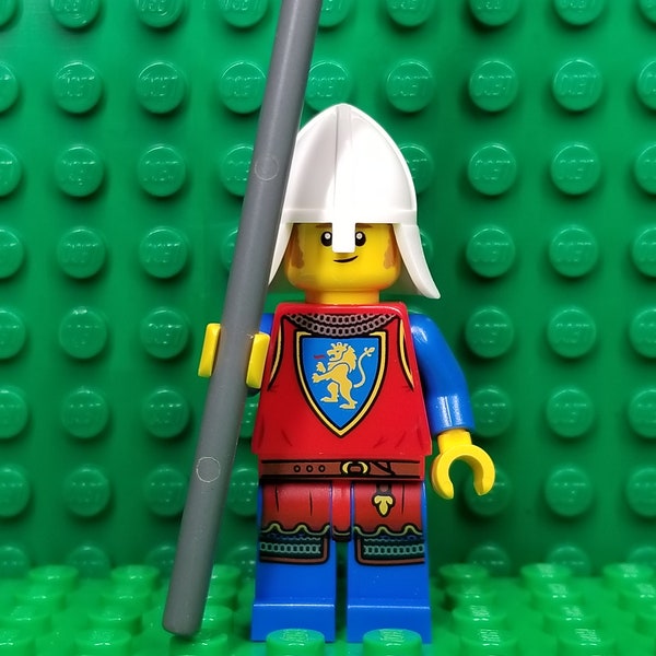 LEGO® Medieval Castle Fantasy Era Kingdoms Kings Guard With Halberd, LEGO® Minifigure, LEGO® Minifig, People