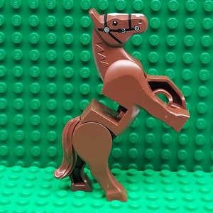 LEGO® Animals Brown Horse With Movable Back Legs, LEGO® Minifigure, LEGO® Minifig