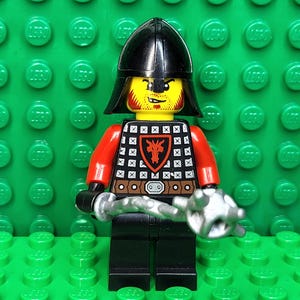 LEGO® Medieval Castle Dragon Knight Scale Mail with Dragon Shield Pattern Rare, LEGO® Minifigure, LEGO® Minifig, People