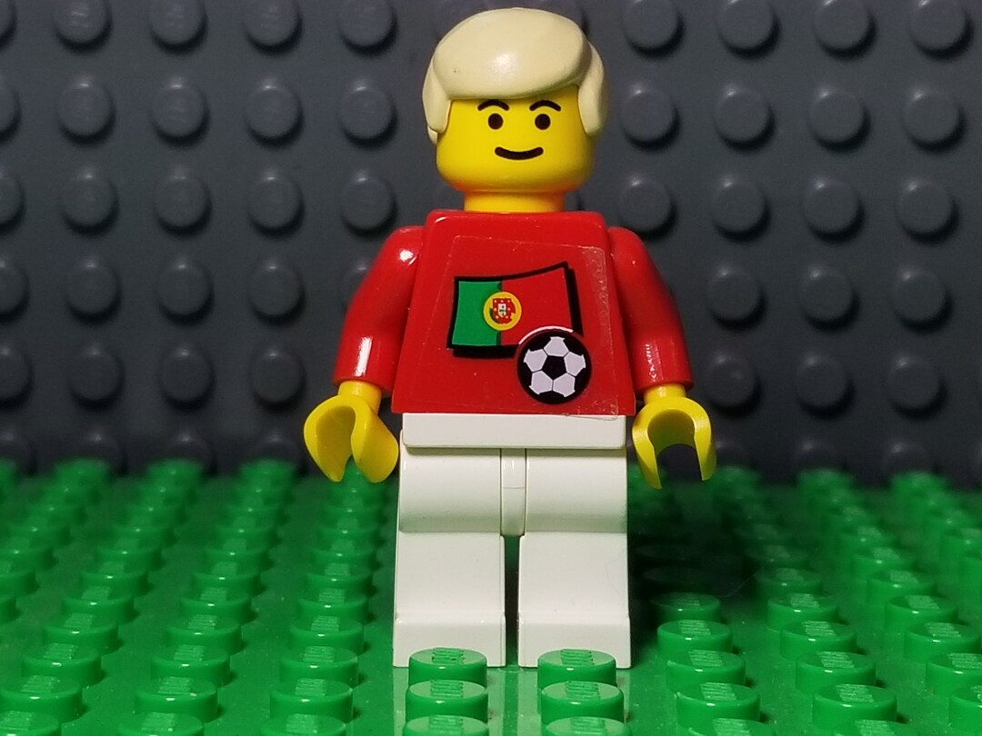 Lego Sports Soccer Player Blonde Hair Lego Minifigure Lego - Etsy Italia