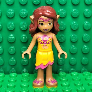 LEGO® Elves Series Azari Firedancer in Bright Light Orange, Minifigure, Minifig, LEGO®