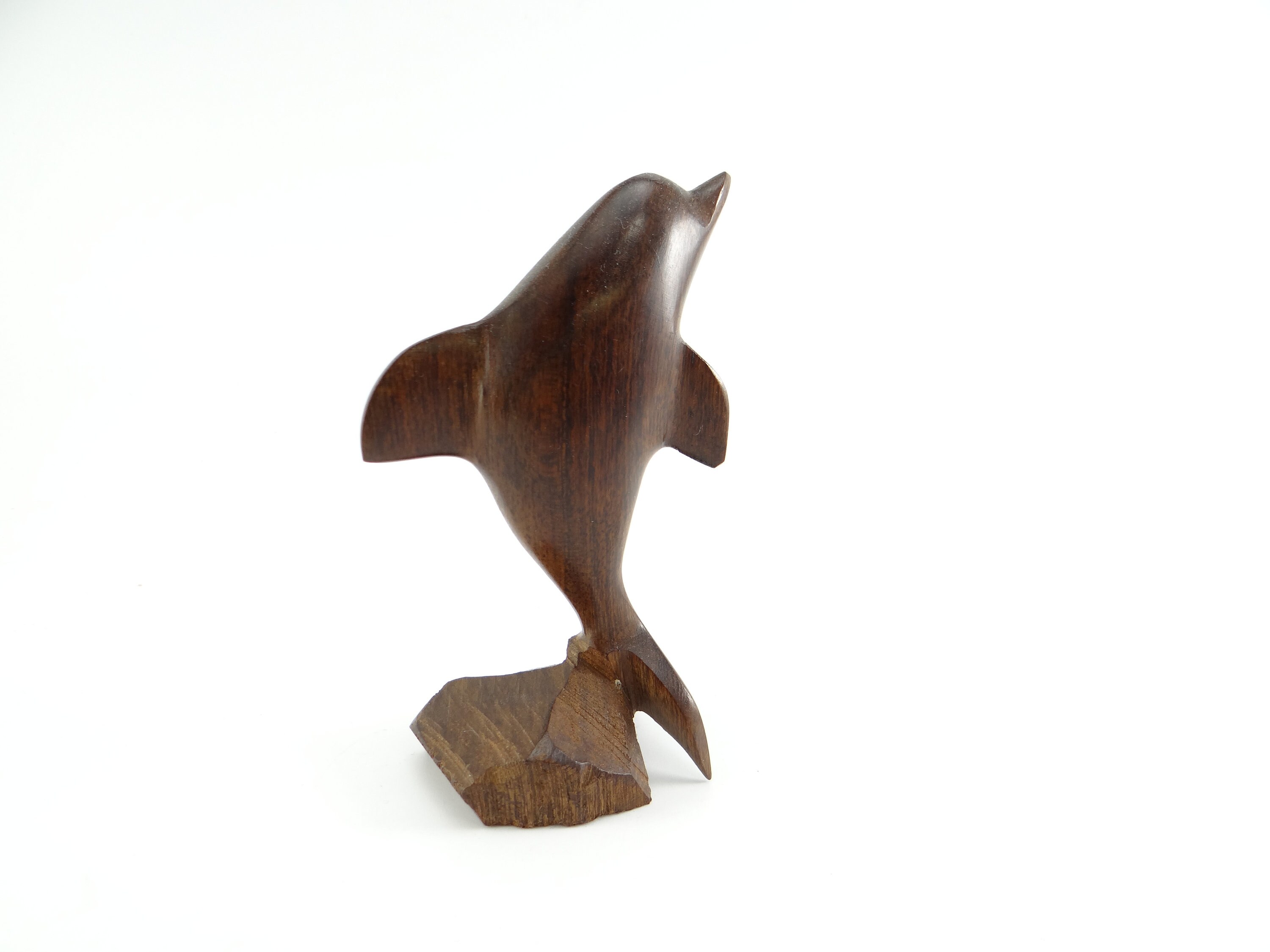 Dolphin Seashell Wood Carving Hand Carved Sculpture Art - Etsy