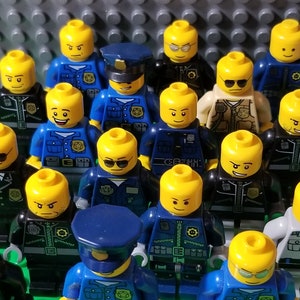 Lego police minifigure pack sale