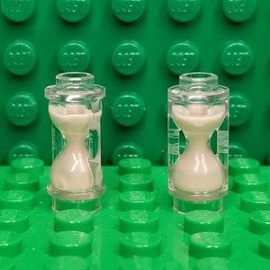 LEGO® Minifigure Accessory Utensil Hour Glass Time 2 Pack Genuine LEGO®