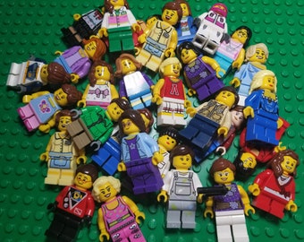 LEGO® People Girls Females Women 4 Pack,  Minifigure,  Minifig,  Lot,  Girl Power