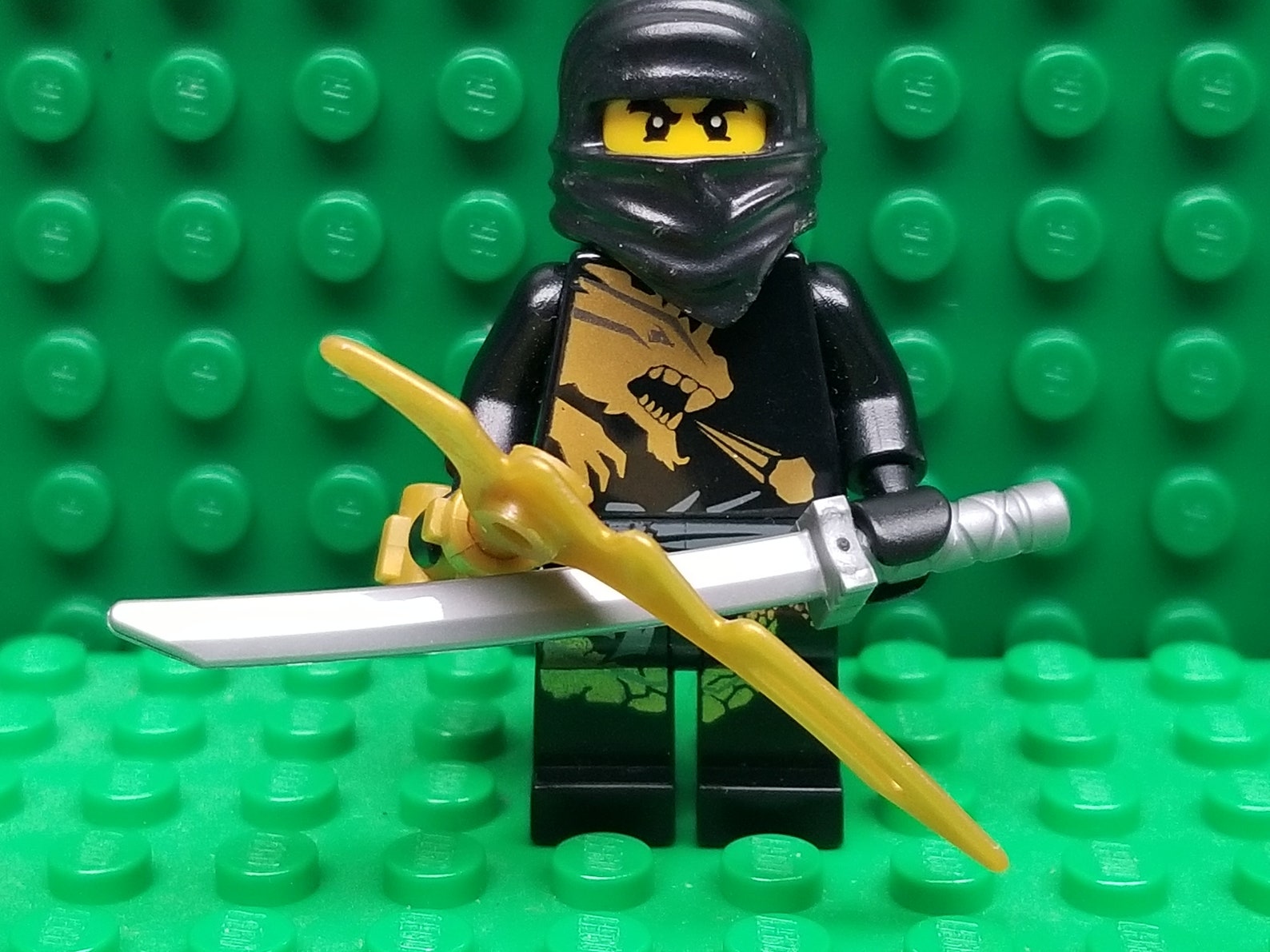 LEGO® Ninjago the Golden Weapons Cole DX With Weapons | Etsy