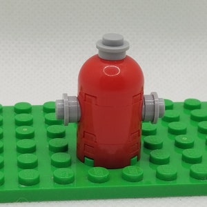 LEGO® Custom Red Fire Hydrant,  Minifigure,  Minifig, LEGO®