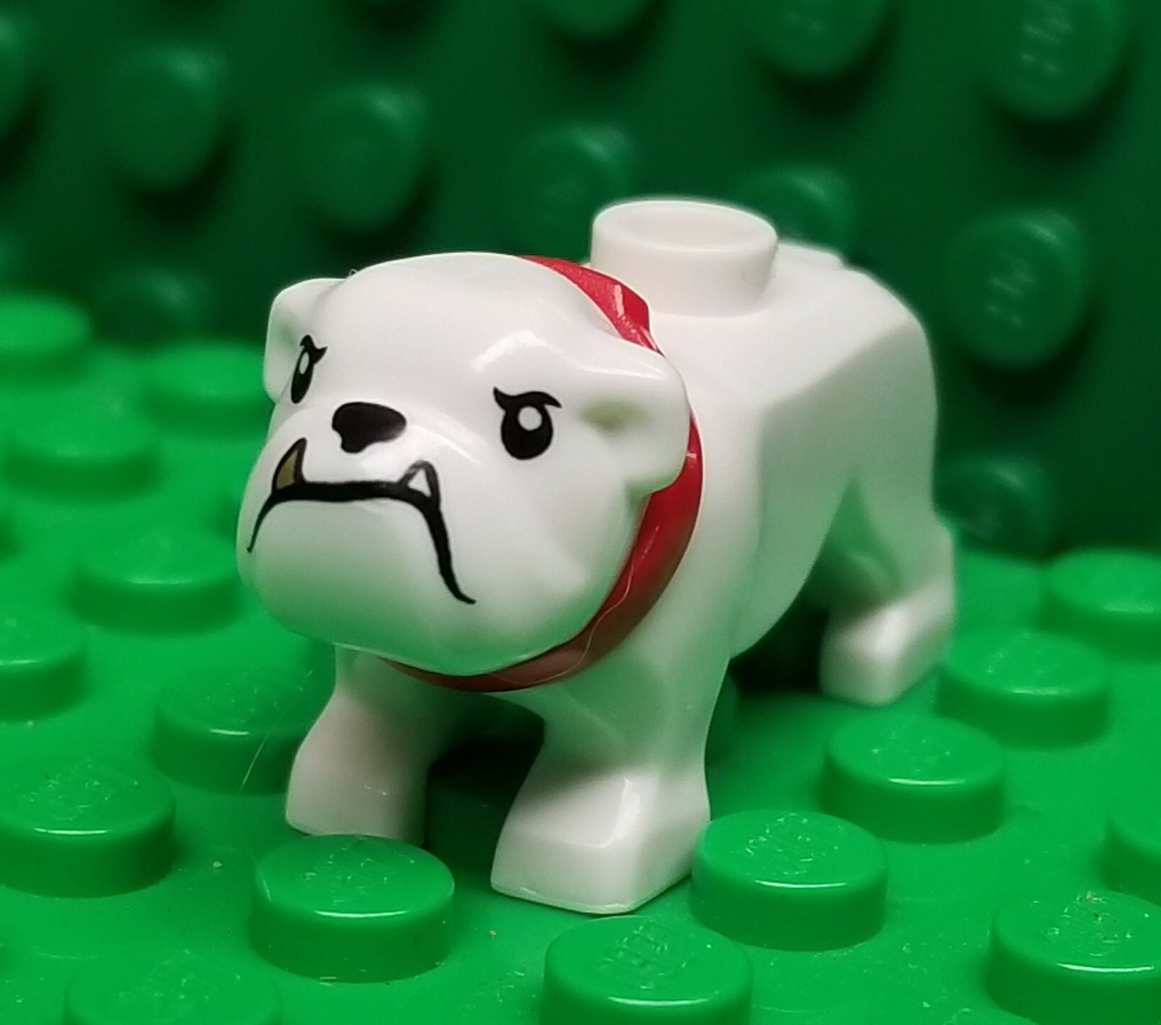 LEGO® Animaux Chien Bouledogue Blanc, Figurine, Minifig -  France