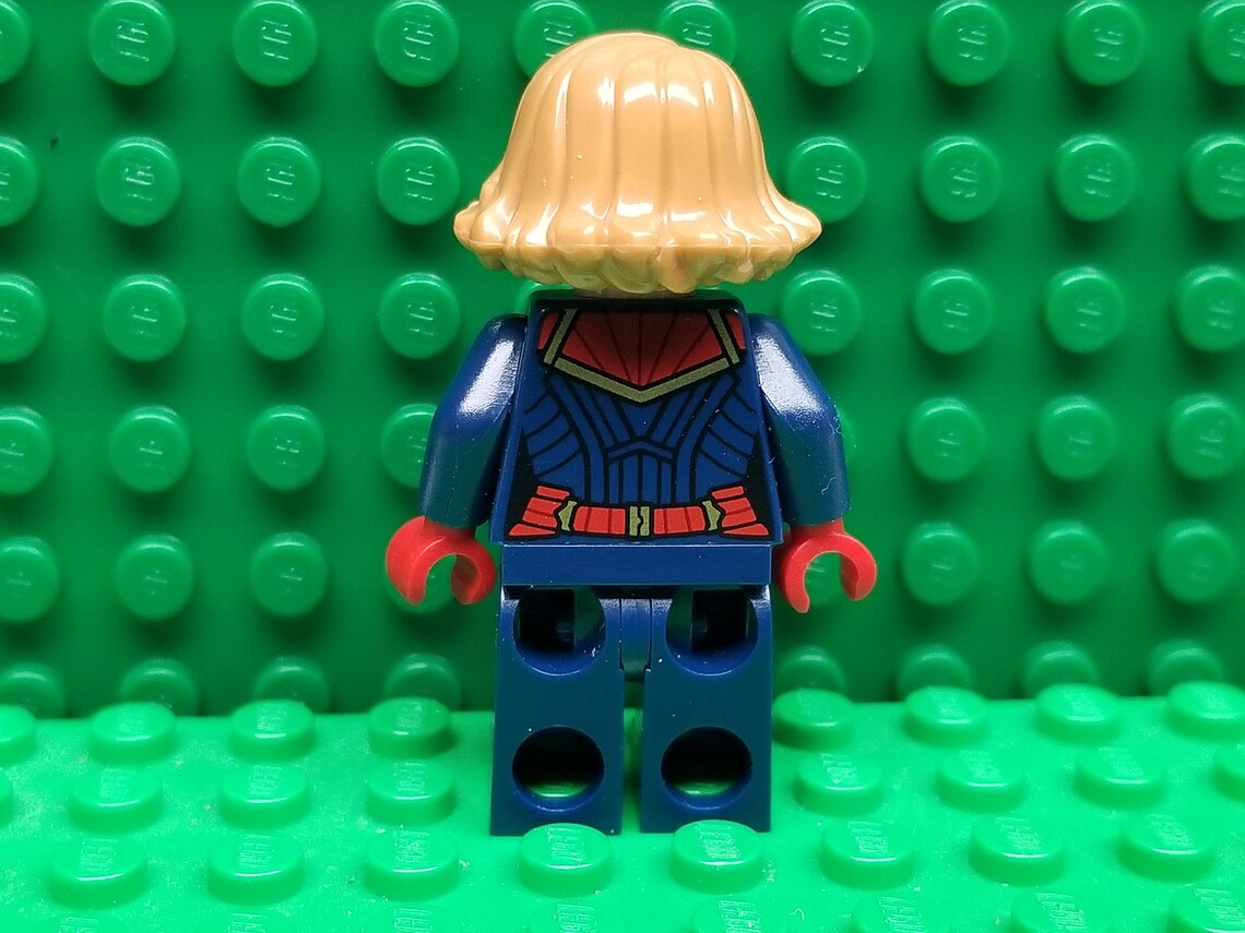 LEGO® Super Heroes Captain Marvel Rare Minifigure LEGO® | Etsy
