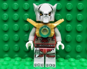 LEGO Tête Vert Olive Deux visages Crawley 3626cpb0885 Legends of Chima NEUF