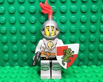 LEGO® Medieval Castle Fantasy Era Kingdoms Lion Knight With Sword and Shield, LEGO® Minifigure, LEGO® Minifig, People