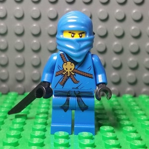 LEGO Ninjago the Golden Weapons Jay With Sword LEGO Minifigure LEGO Minifig Etsy UK