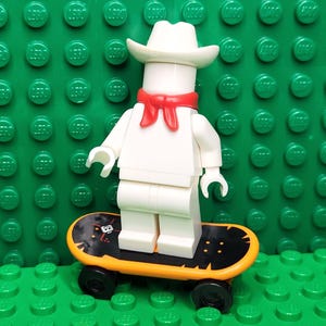 LEGO® City Town Orange with Designs Skate Board Accessory, LEGO® Accessory
