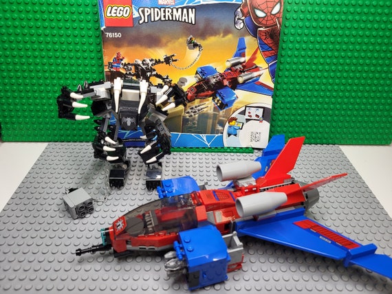 Lego spider man spiderjet vs venom mech sale