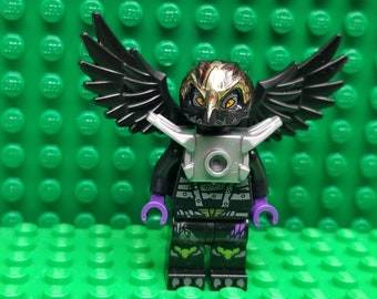 LEGO® Legends of Chima Rawzom with Silver Armor and Black Wings, LEGO® Minifigure, LEGO® Minifig