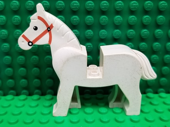 LEGO Classic Animal White Horse Damaged Heavy Play Wear LEGO Minifigure LEGO Minifig Etsy Singapore