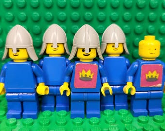 LEGO® Castle Classic Castle Vintage Knight with Helmet 5PK Minifigure, LEGO® Minifig, LEGO® People