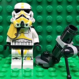 LEGO® Star Wars The Mandalorian Artillery Stormtrooper With Mortar,  Minifigure, LEGO® Minifig, LEGO® Starwars