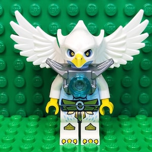 LEGO® Legends of Chima Ewar With Silver Armor and White Wings, LEGO® Minifigure, LEGO® Minifig
