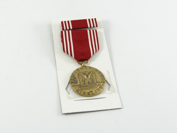 Wwii Us Army Good Conduct Medal Military Medal Military Etsy