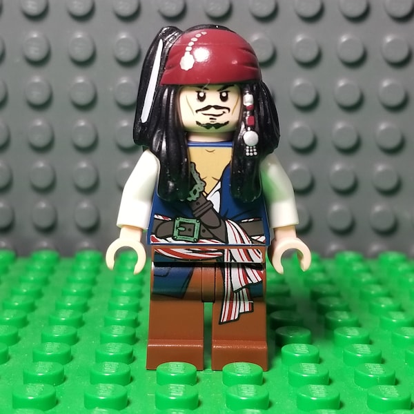 LEGO® Pirates of the Caribbean Captain Jack Sparrow, LEGO® Minifigure, LEGO® Minifig