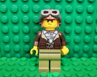 LEGO® Town City Airport Airplane Pilot Bad Guy, LEGO® Minifigure, LEGO® Minifig