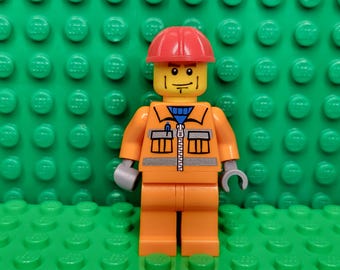 LEGO® City Construction Guy Foreman Engineer Miner Worker Dock Worker, LEGO® Minifigure, LEGO® Minifig