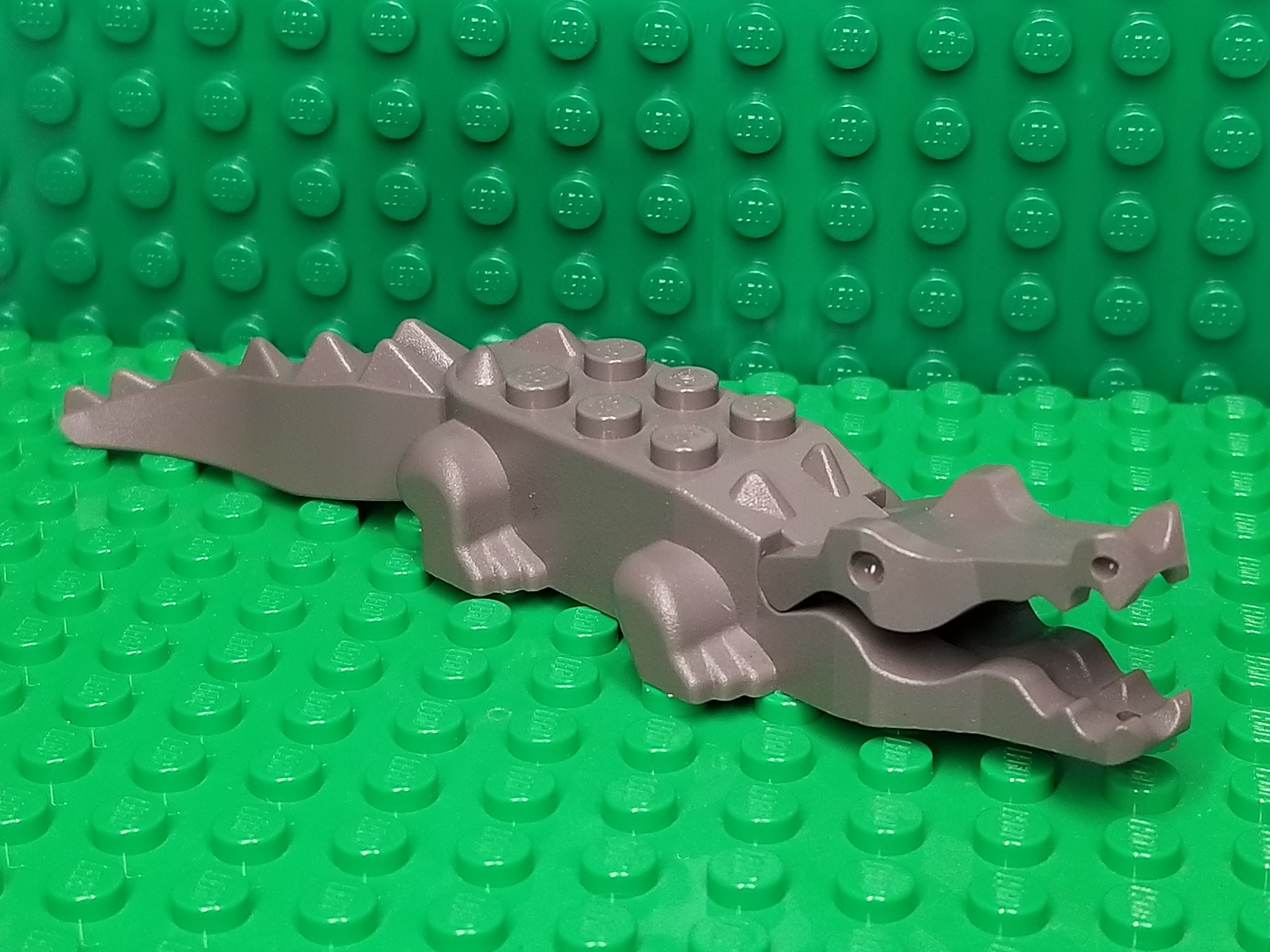 LEGO® Gray Alligator Gator Minifigure - Etsy