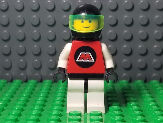Lego Space M Tron With Airtank And Helmet With Neon Green Etsy