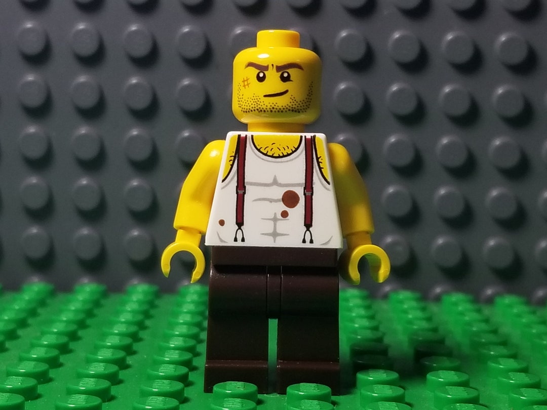 LEGO Custom Celebrity Bruce Willis LEGO Minifigure LEGO Minifig Etsy