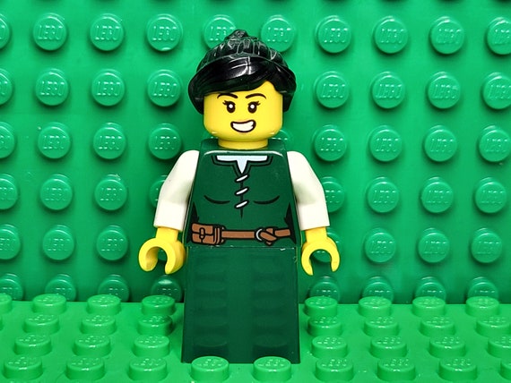 lego green dress Forestwoman, Original with Quiver, cas319 – United Brick Co®
