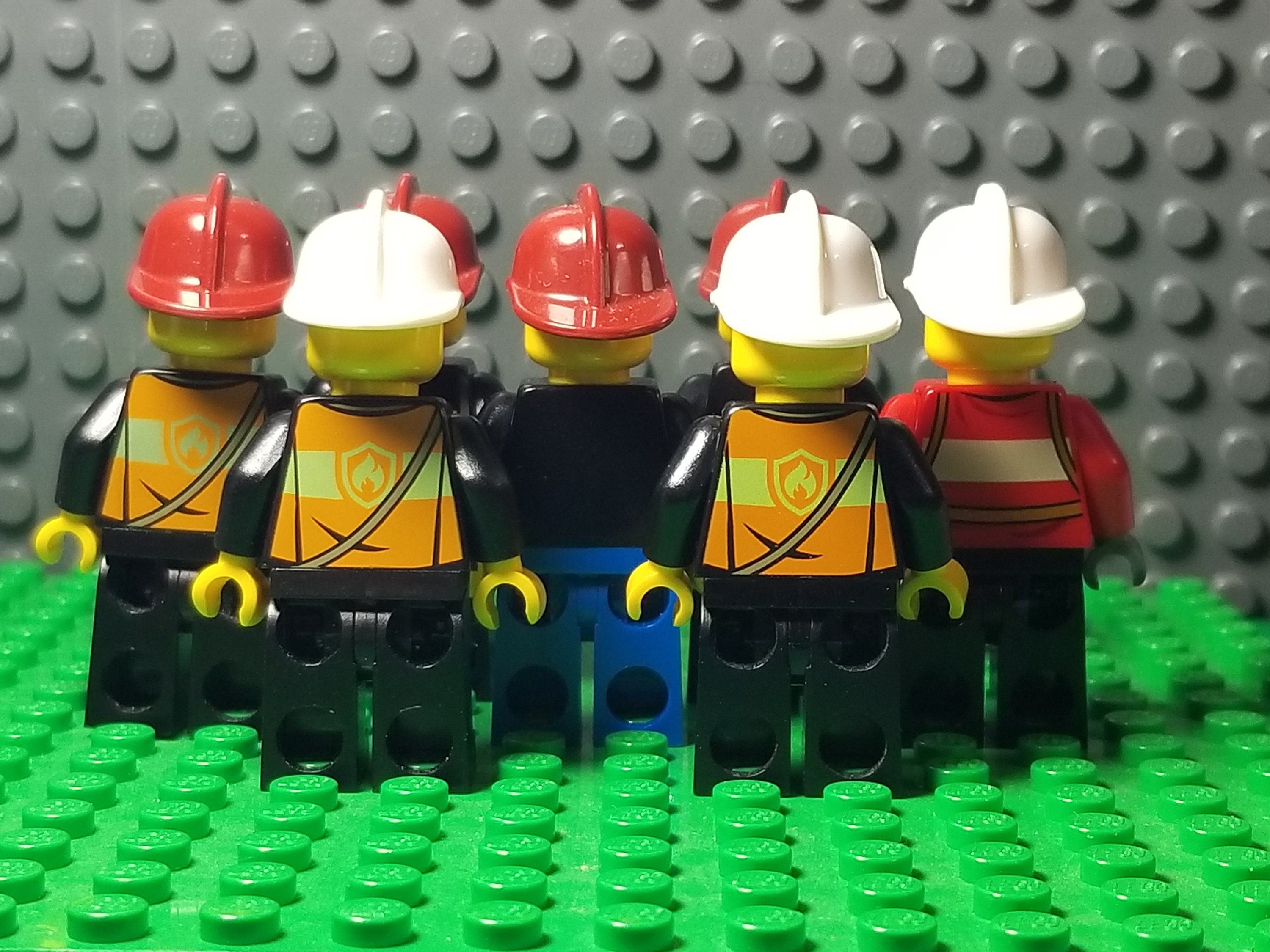 Lego fireman minifigure sale