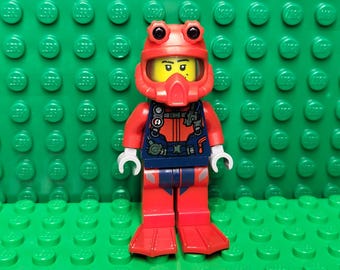 LEGO® City Deep Sea Explorers Male Scuba Diver, LEGO® Minifigure, LEGO® Minifig