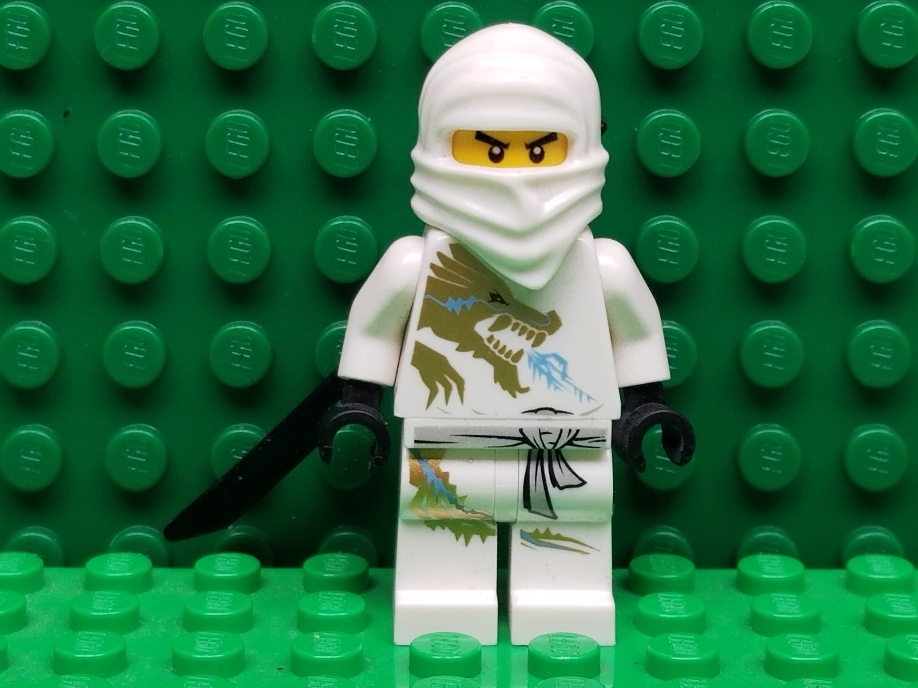 LEGO Ninjago the Golden Weapons Zane DX With Sword LEGO Minifigure Minifig Etsy Australia