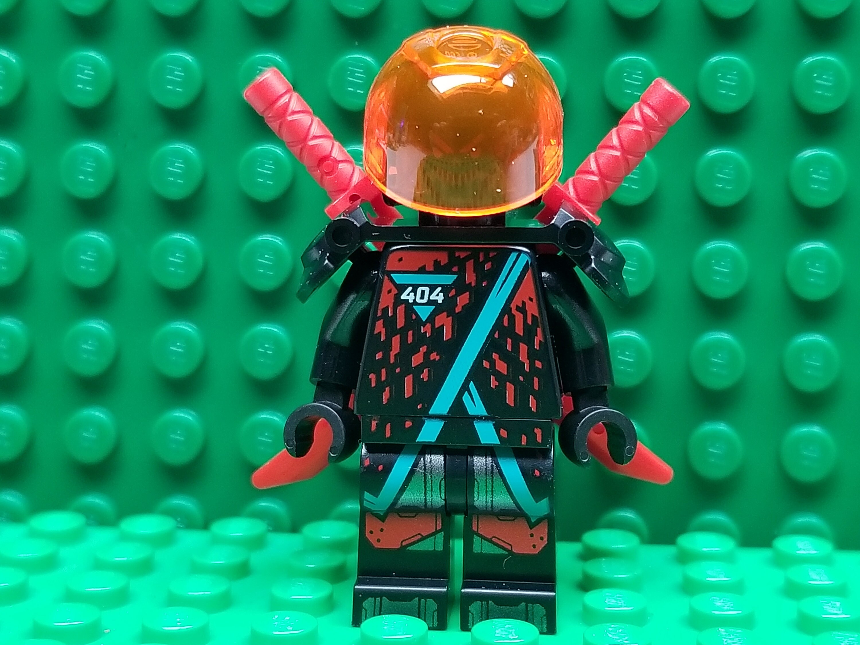 LEGO® Ninjago Prime Empire Red Visor 404 Torso With Dual Swords