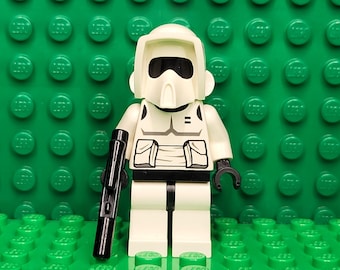 LEGO® Star Wars Soldado Explorador Imperial Cabeza Negra Lisa, Minifigura, Minifig, Personas, Star Wars