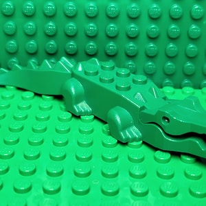 LEGO® Alligator Crocodile Gator Light Green, LEGO® Minifigure, LEGO® Minifig