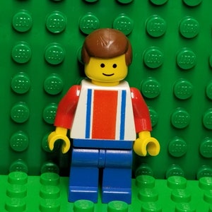 LEGO® Sports Soccer Soccer Player Red White and Blue Torso on Front, Number 10 on Back, Minifigure, Minifig