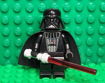 LEGO® Star Wars Darth Vader Cabeza Negra con Sable de Luz, Minifigura, Minifig, Star Wars
