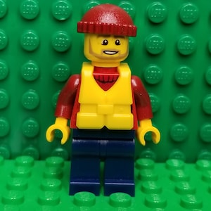 Lego® CTY0809, CTY809 minifigure City, woman, coast guard, blue legs