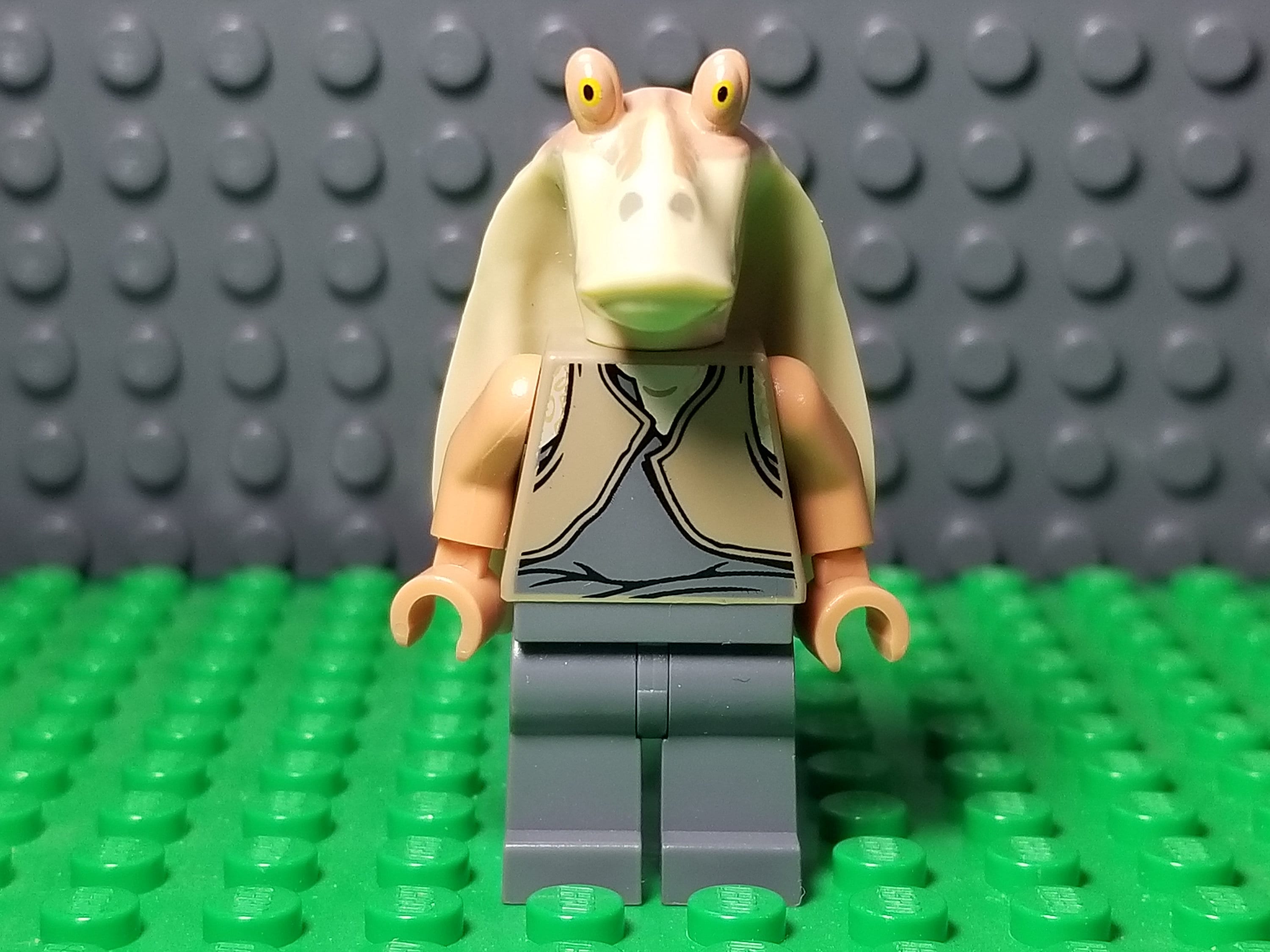 LEGO Star Wars Episode 1 Jar Jar Binks With Printed Head Star