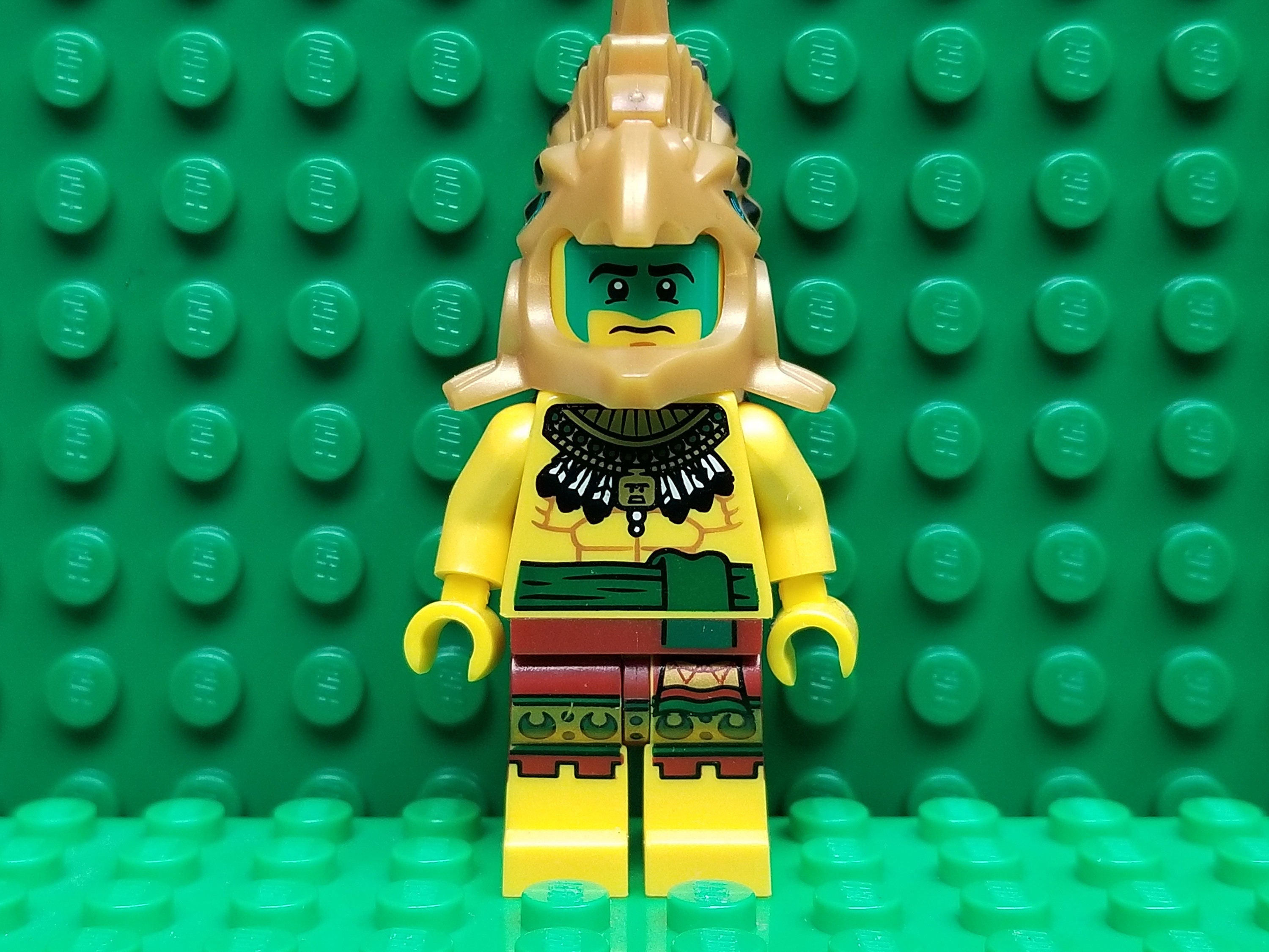 Tilsvarende rødme Besætte LEGO® Collectible Series 7 Aztec Warrior in Gold Headress - Etsy