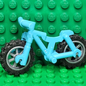 LEGO® Town Mountain Bike Bicycle Accessory Teal,  Minifigure,  Minifig, LEGO®