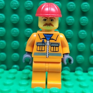 LEGO® City Construction Guy Foreman Engineer Miner Worker Dock Worker, LEGO® Minifigure, LEGO® Minifig