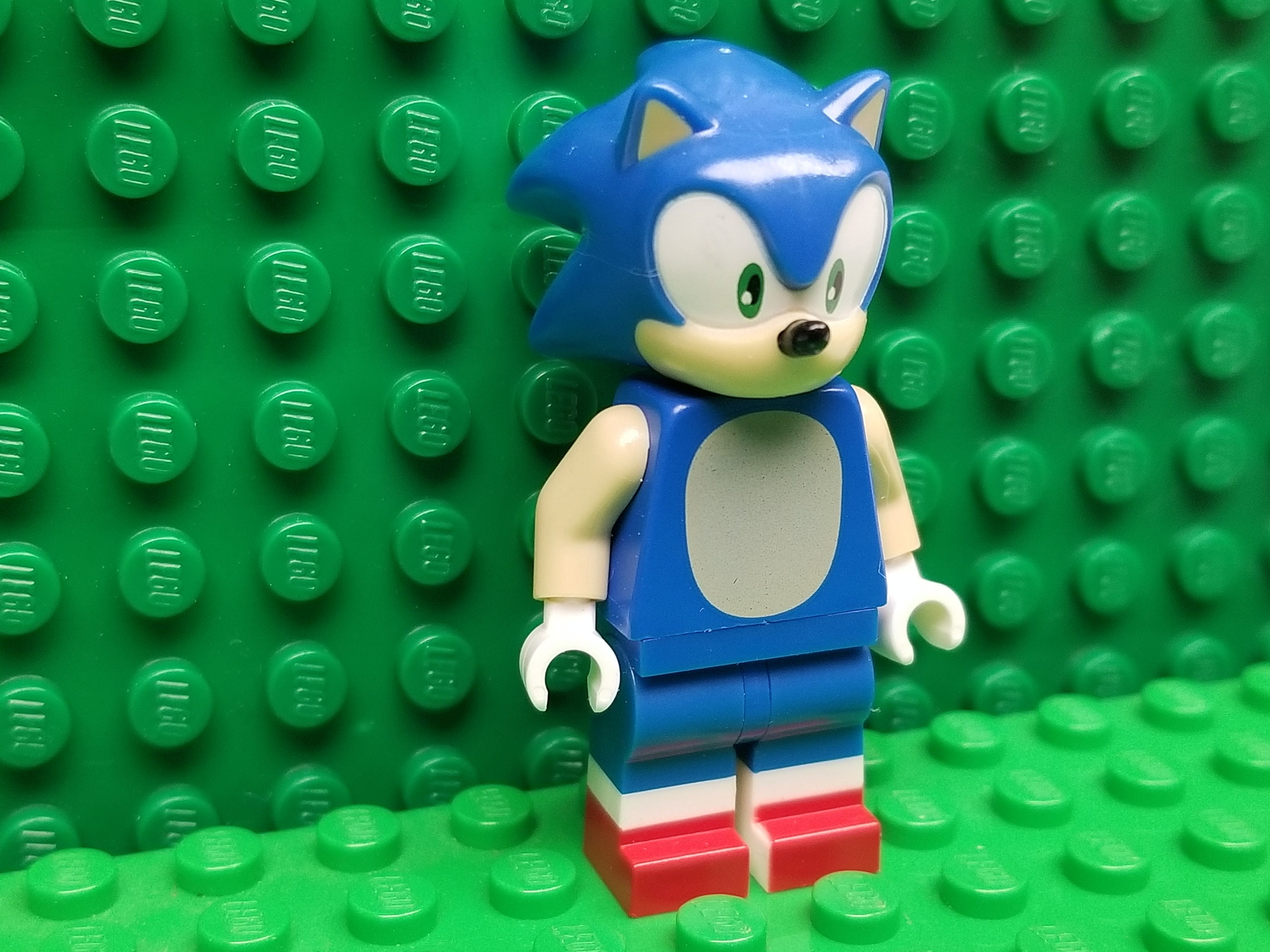 LEGO Sonic the Hedgehog statue building instruction INSTRUCTIONS