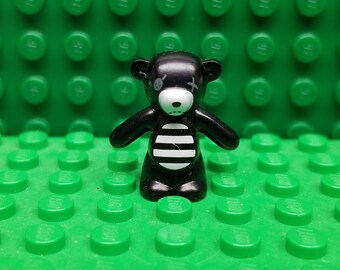 bright-green Chameleon with lime /& orange stripes new LEGO animal figure: