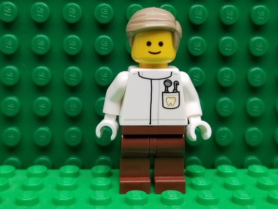 Lego Town City Dentist Minifigure Lego Minifig Lego People