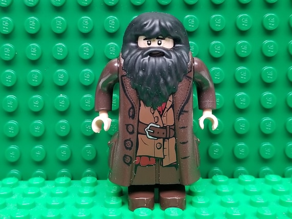 LEGO® Harry Potter Rubeus Hagrid Dark Brown Topcoat - Etsy Norway